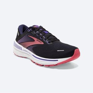 Brooks Adrenaline GTS 22 in Black/Purple/Coral Sz 7.5C
